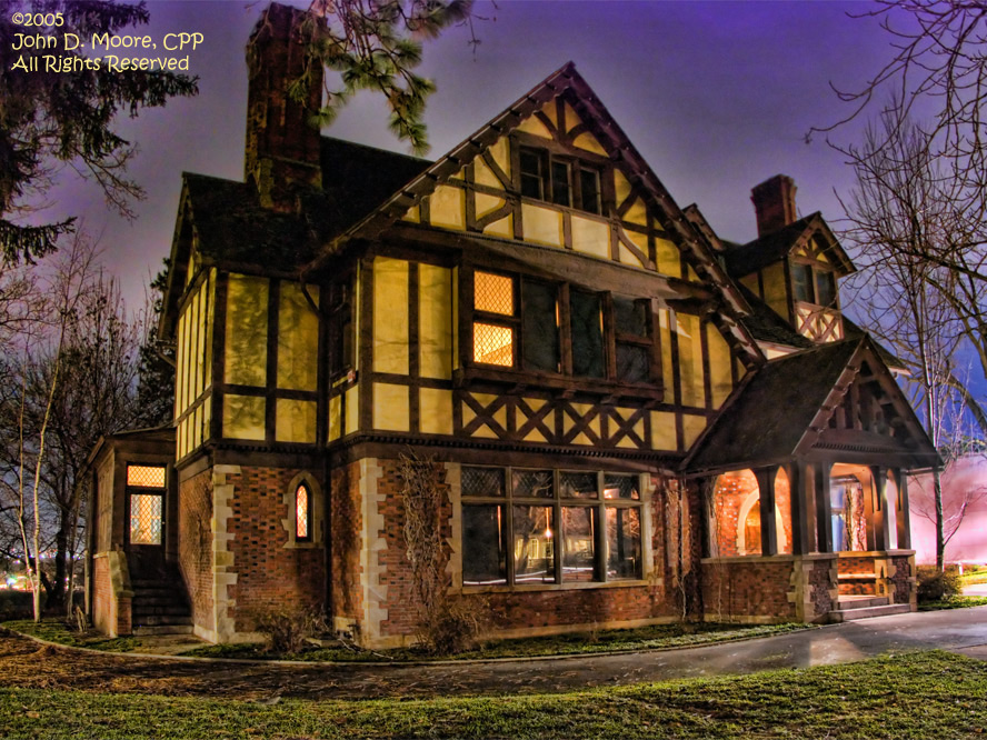 The Campbell House Night Photos Spokane Washington