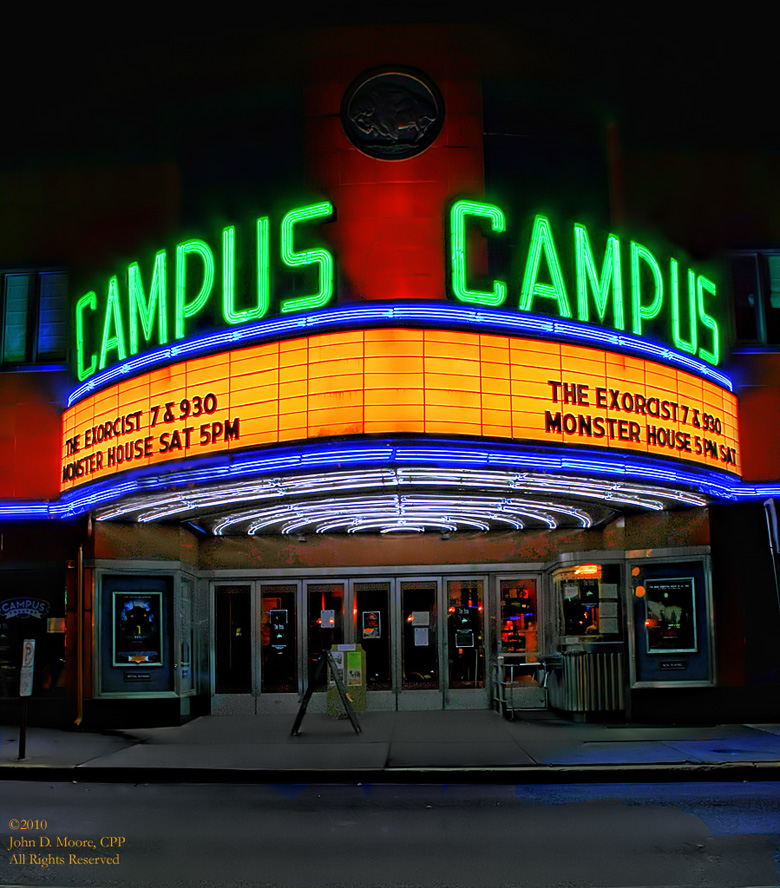 Lewisburg, Pennsylvania.  The Campus Theatre, Bucknell University