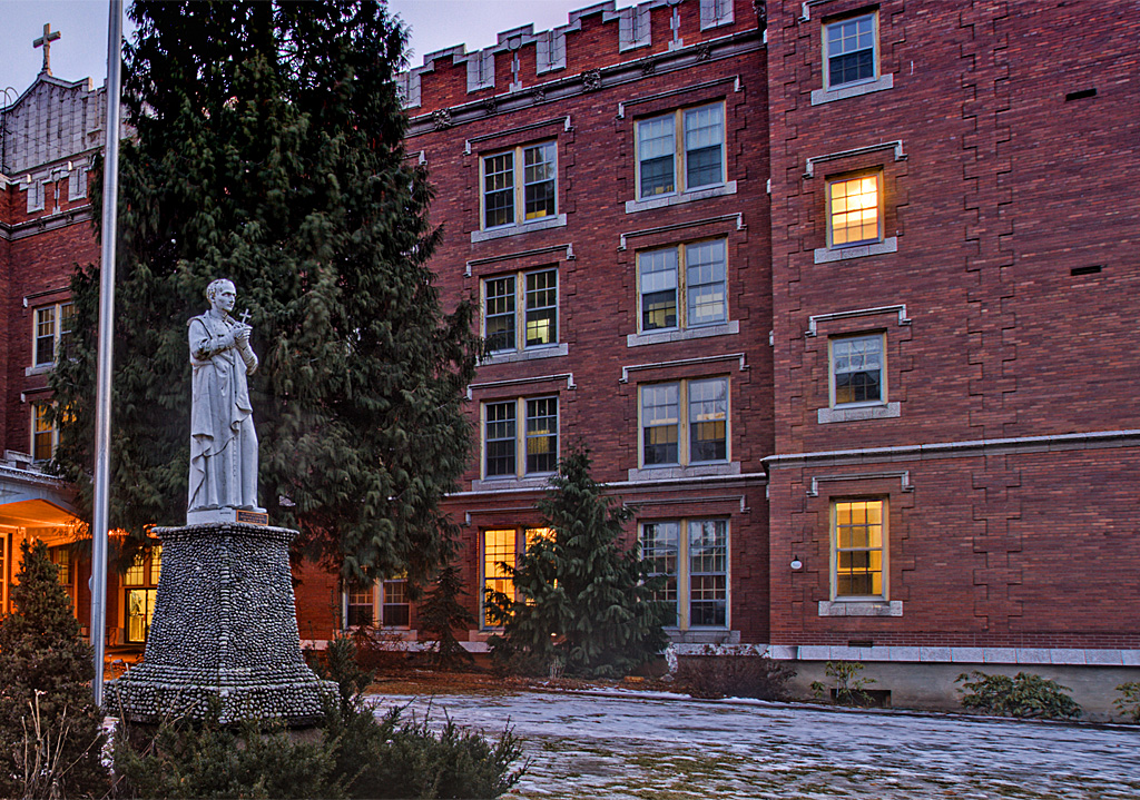 A Sunset View Of The Patron Saint Of Altar Boys Saint John Berchmans 