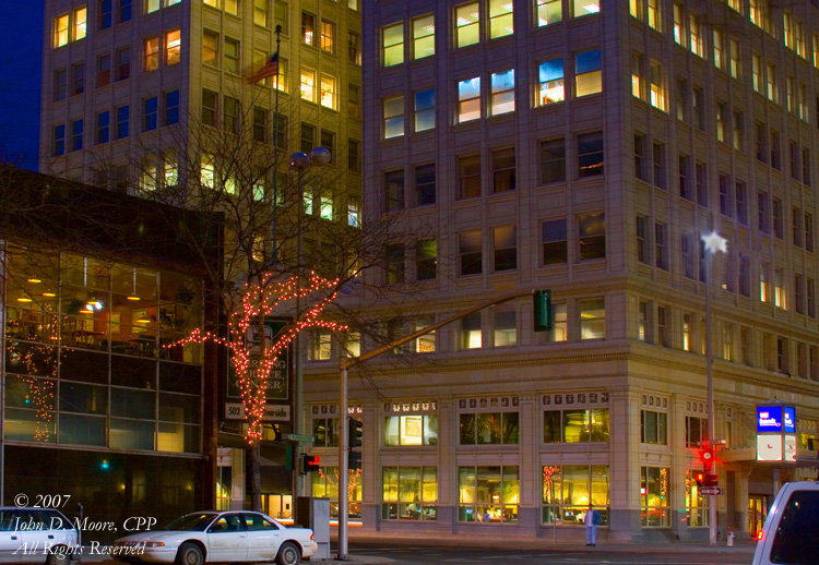 Old National Bank building (US Bank) on west Riverside.