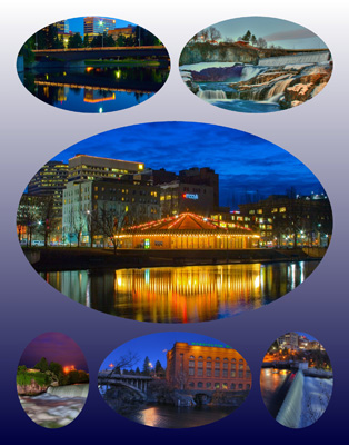 If you need assistance with any of the Spokane Night Scenes images, contact the Spokane office.  